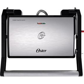 Mini Grill Elétrico Oster Inox 2 em 1