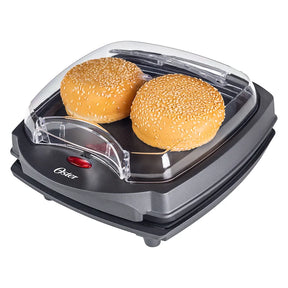 Grill Elétrico Burguer Oster 2 em 1 com Estufa