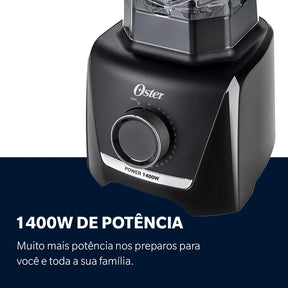 Liquidificador 1400 Full Oster Preto 3,2L