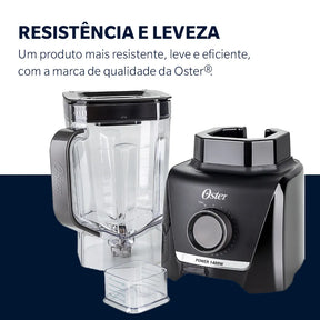 Liquidificador 1400 Full Oster Preto 3,2L