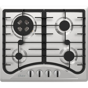 Cooktop a Gás Inox 4 Bocas Oster Semiprofissional - Bivolt
