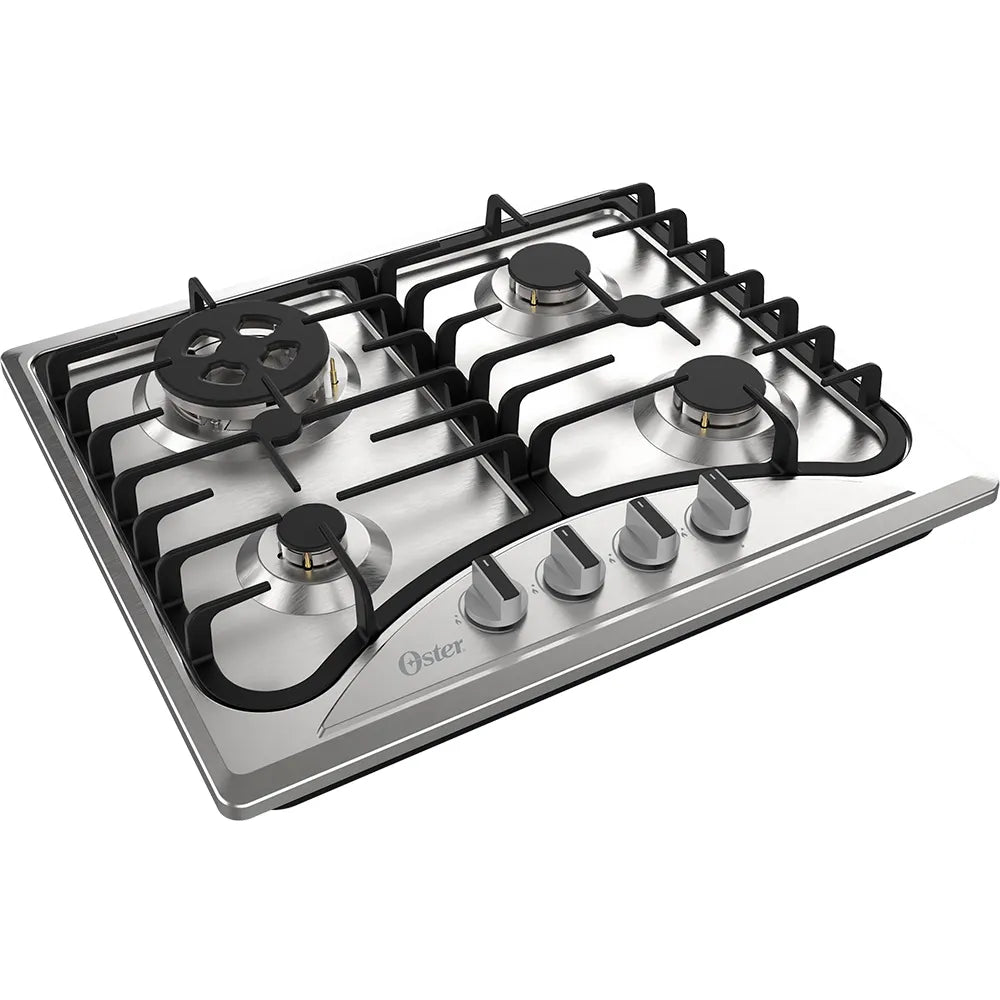 Cooktop a Gás Inox 4 Bocas Oster Semiprofissional - Bivolt