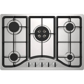 Kit Inox Cooktop a Gás 5 Bocas e Forno de Embutir 74L - 220V