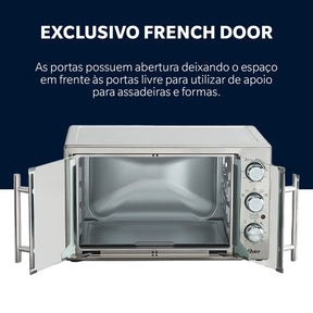 Forno e Fritadeira Sem Óleo Oster 42L French Door 2 em 1