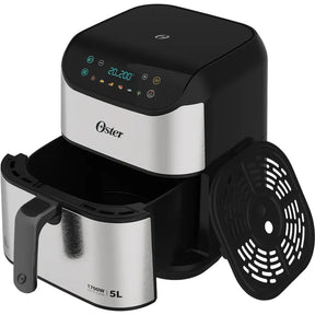 Kit Mixer Power 3 em 1 e Fritadeira Inox Digital 5L Oster